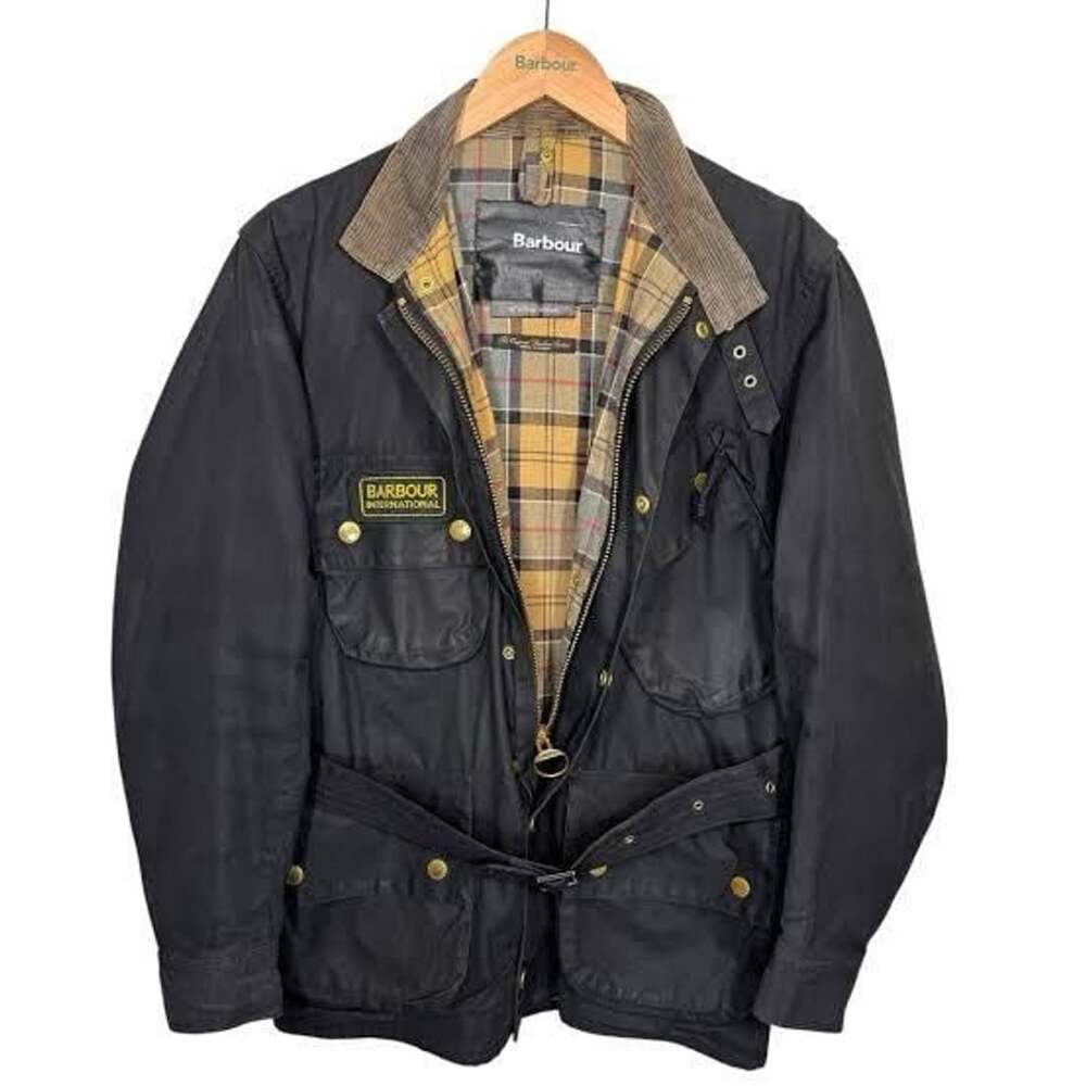 Barbour International Original Waxed Jacket Black